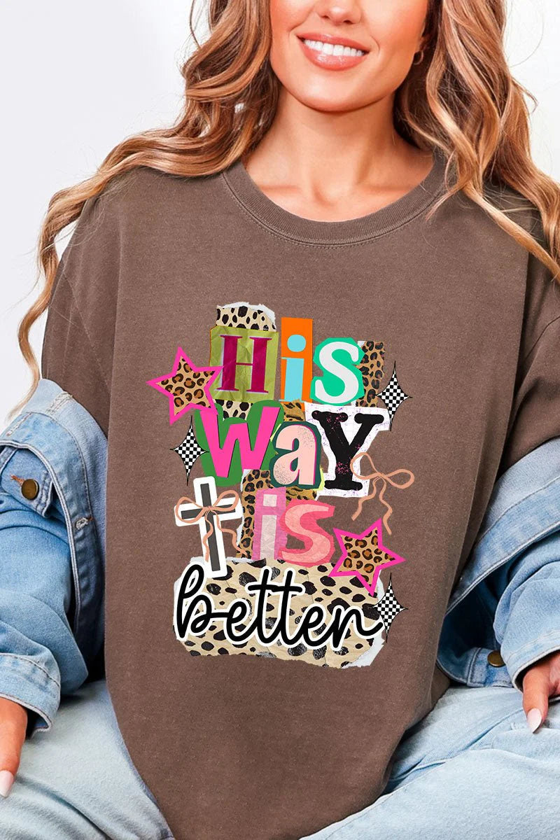 His Way Adult Tee