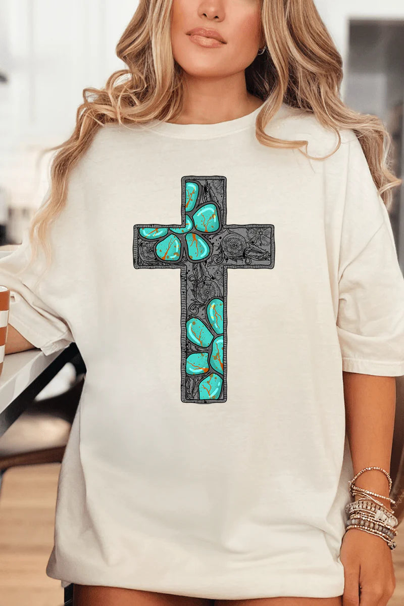 Concho Cross Adult Tee