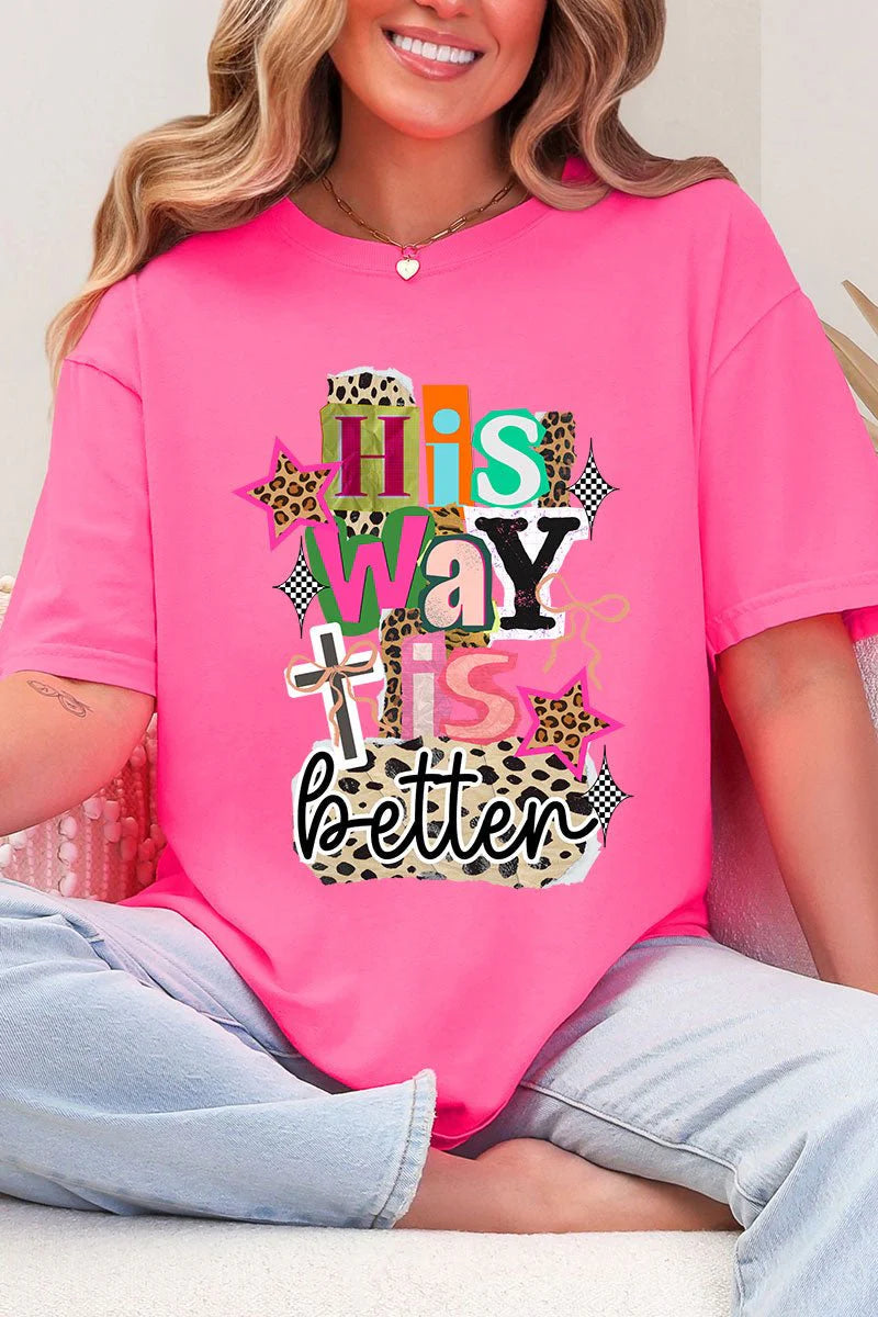 His Way Adult Tee