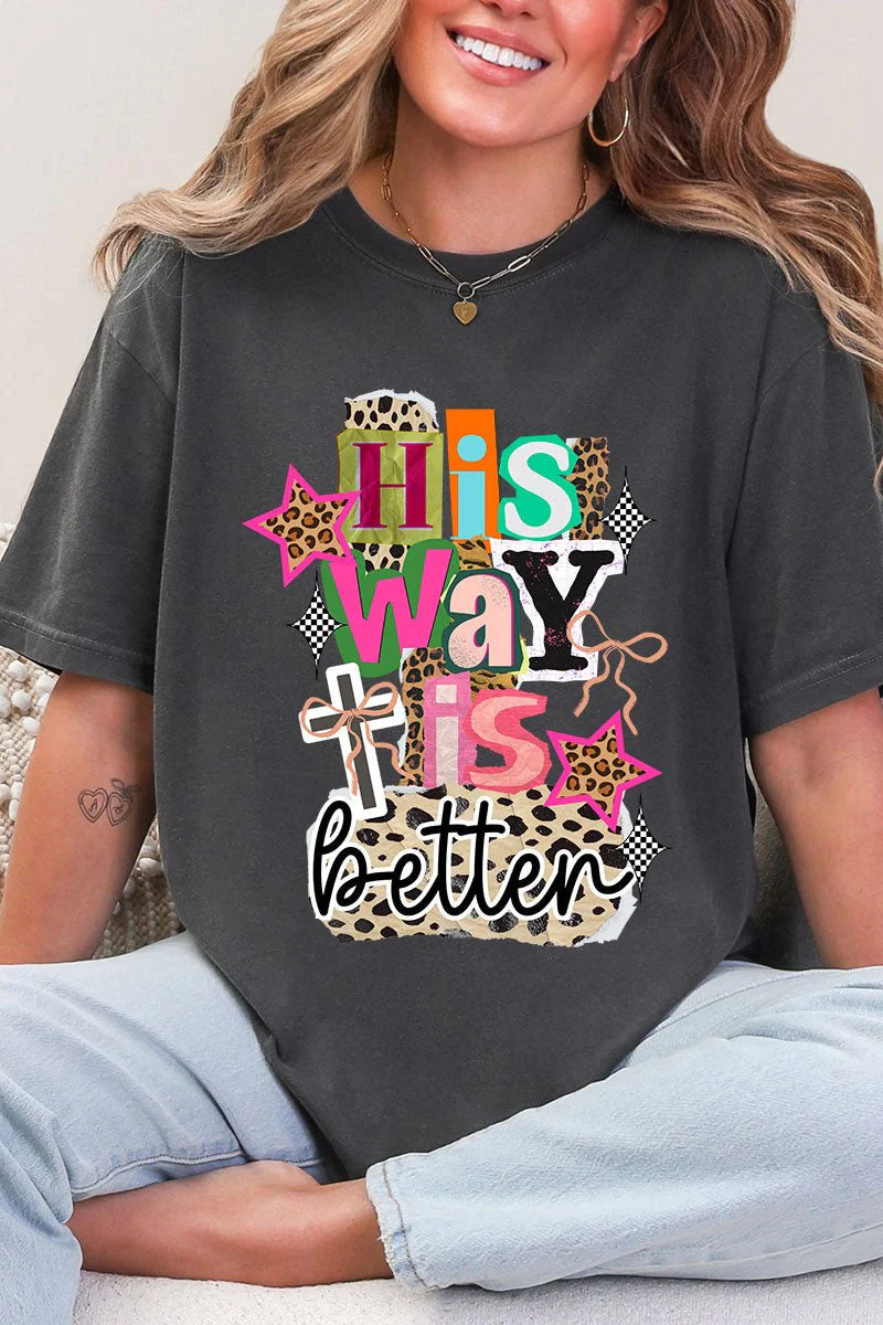 His Way Adult Tee